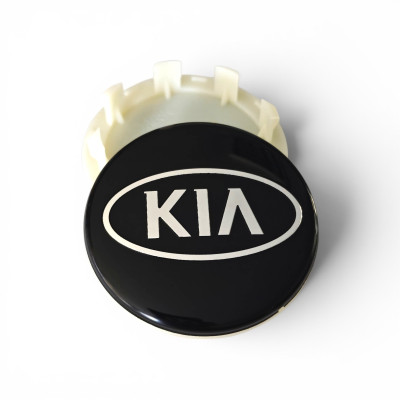 Ковпачки (заглушки) у диски KIA, чорний 58\50мм CS314K58
